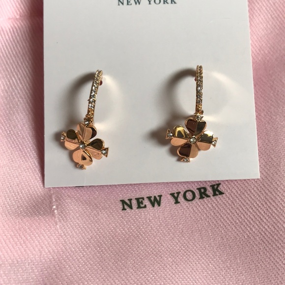 kate spade Jewelry - Kate spade legacy logo spade flower earrings